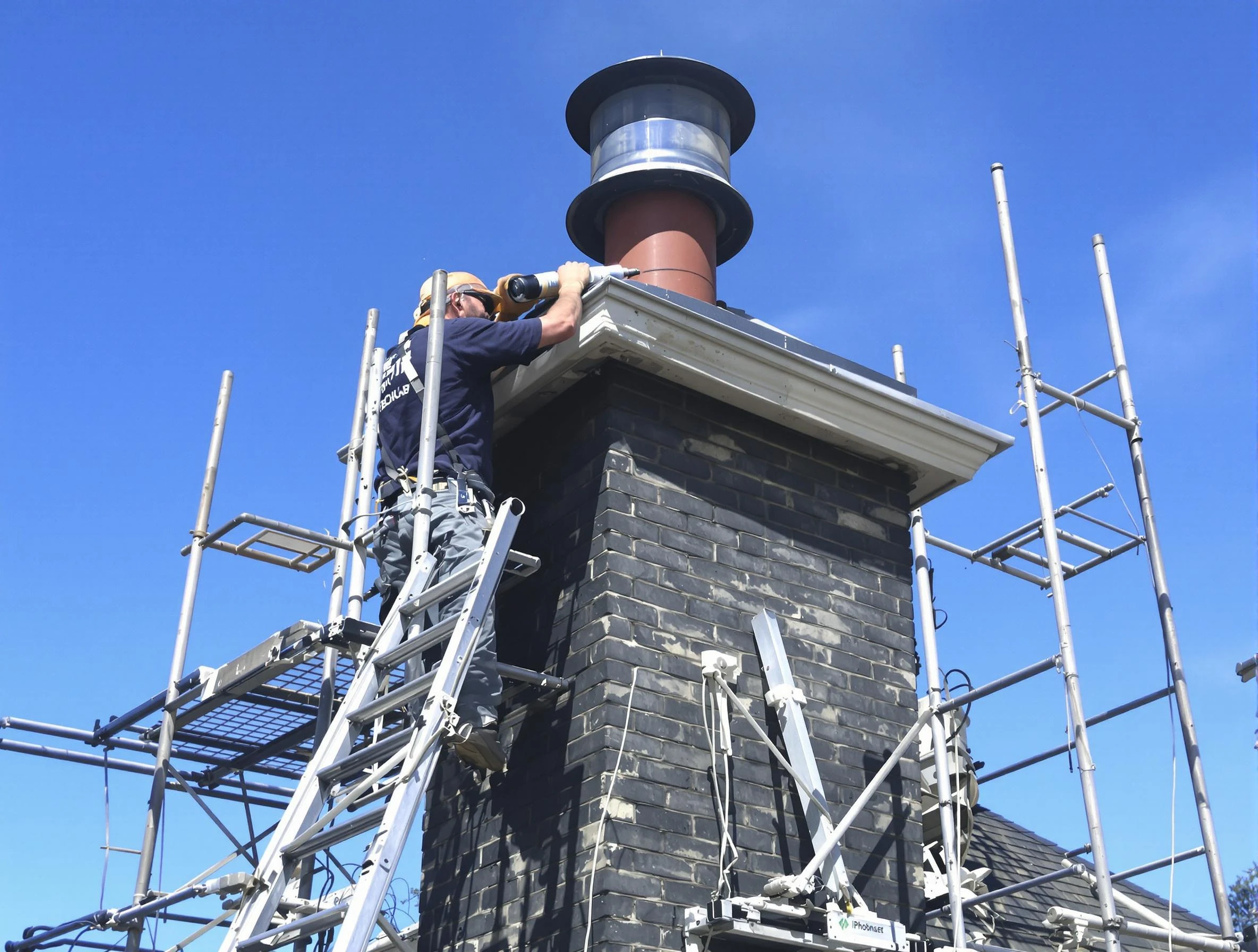 Sturdy chimney crown finished by Rio Communities Chimney Sweep in Rio Communities, NM