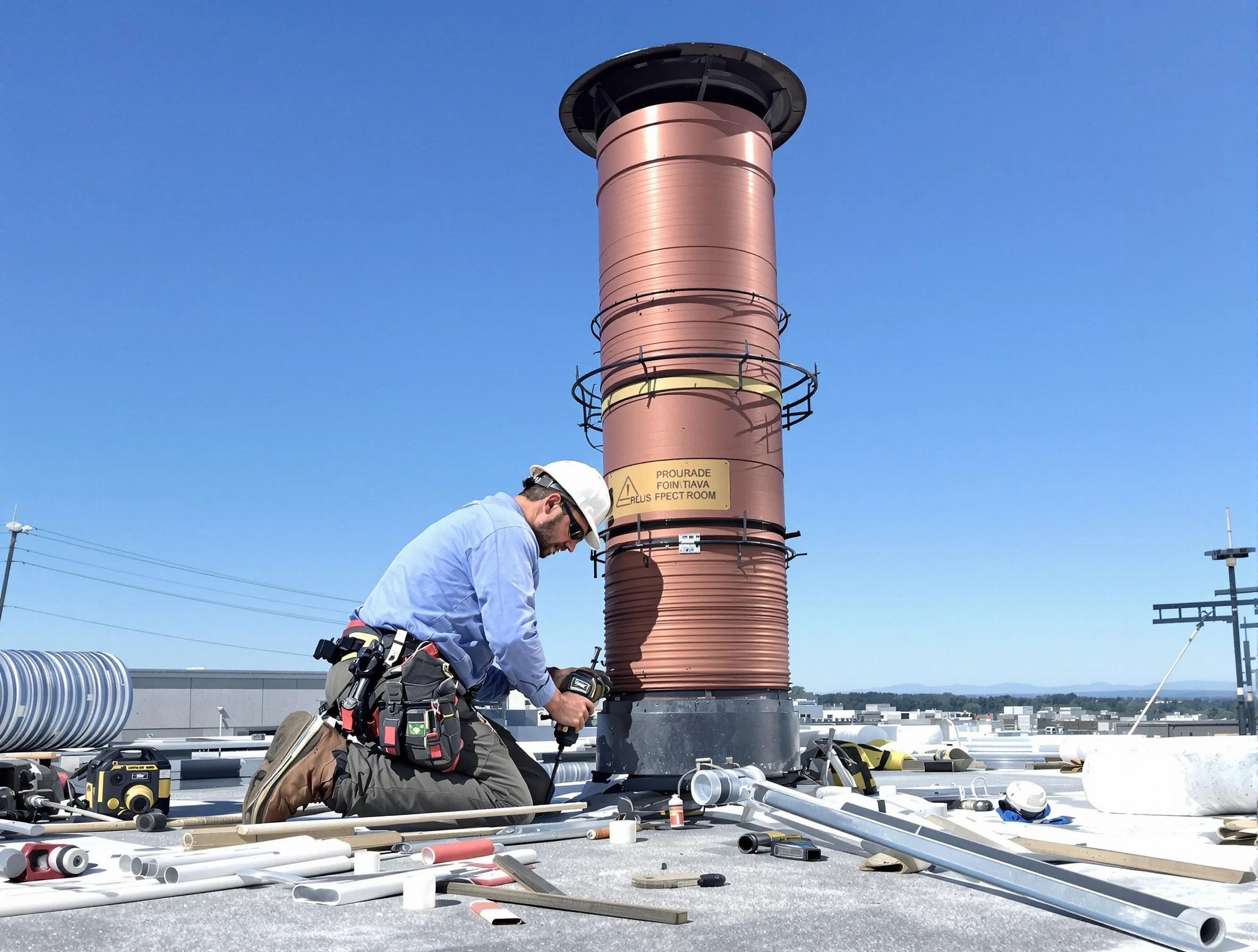 Installed chimney liner by Rio Communities Chimney Sweep in Rio Communities, NM